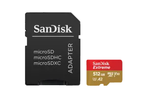 SanDisk MicroSDXC Extreme 512GB 190MB/s