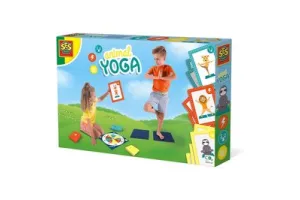 SES - Animal yoga - Yoga voor kinderen - inclusief yoga matjes, spinner bord en 27 kinderyoga kaarten