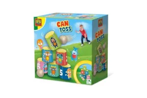 SES - Blikgooien - stevige kunststof ballen met houten ballen - voor binnen of buiten spelen