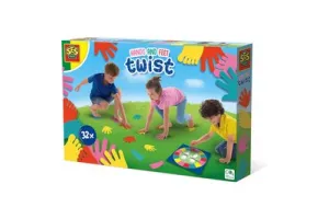 SES - Handen en voeten twist - bepaal je eigen regels - overal te gebruiken - foam handen en voeten - af te spoelen met water