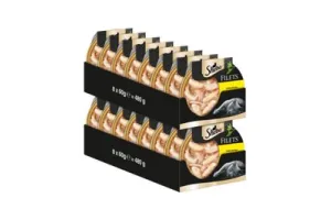 Sheba Kattenvoer - Filets - Kipfilet stukjes in saus - 16x60g