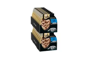 Sheba Kattenvoer - Filets - Tonijn en kip in saus - 16x60g