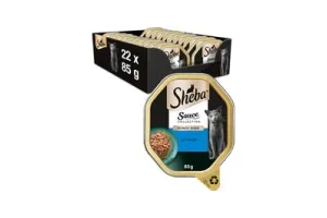 Sheba Kattenvoer - Sauce Collection - Tonijn - Kuipjes - 22x85g