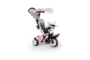 Smoby - Baby Driver Plus Roze - Driewieler - Loopfiets