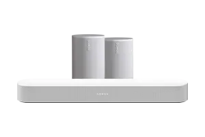 Sonos Beam Gen2 Wit + 2x Era 100 Wit