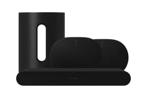 Sonos Ray Zwart + Era 300 Zwart + Sub Mini Zwart