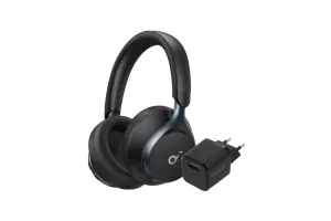 Soundcore Space One Zwart + BlueBuilt Quick Charge Oplader met Usb A Poort 18W Zwart