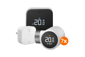 Tado Slimme Thermostaat X Startpakket + 7 radiatorknoppen