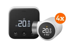 Tado Slimme Thermostaat X Startpakket Draadloos + 4 Radiatorknoppen