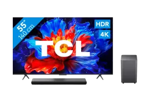 TCL 55&quot; QLED P81K 4K (2025) + TCL S45H 2.0 Soundbar