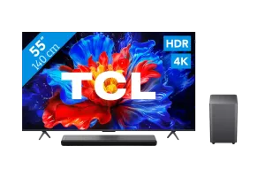 TCL 55&quot; QLED P81K 4K (2025) + TCL S55H 2.1 Soundbar