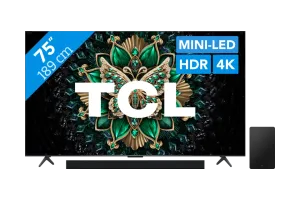 TCL 75&quot; QD Mini-led C61K 4K (2025) + TCL Q75H