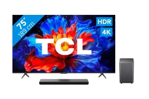 TCL 75&quot; QLED P81K 4K (2025) + TCL S55H 2.1 Soundbar
