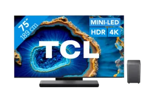 TCL QD Mini-led 75C803 (2023) + TCL S55H 2.1 Soundbar