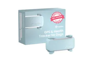 Tractive DOG 6 – GPS Tracker voor Honden - Real-Time Locatie, Activiteitenmonitor &amp; Waterdicht - Past op Meeste Halsbanden – Munt