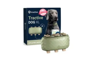 Tractive DOG XL - GPS, Gezondheid &amp; Activity Tracker voor honden - Past op meeste halsbanden - Waterdicht - Groen