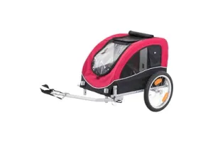 Trixie Hondenfietskar - Zwart Rood - M - 