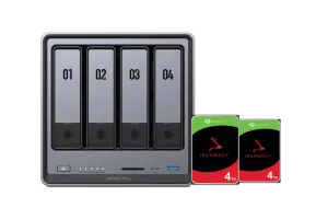 UGREEN NASync DXP4800 Plus + Seagate Ironwolf 4TB Duo Pack