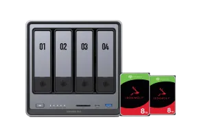 UGREEN NASync DXP4800 Plus + Seagate Ironwolf 8TB Duo Pack