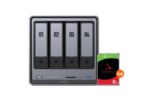UGREEN NASync DXP4800 + Seagate Ironwolf 8TB 4-Pack
