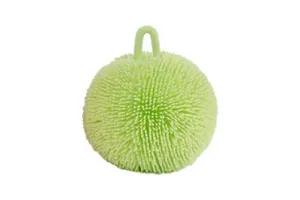 Van Manen Knijpbal Fluffy Junior 9 Cm Siliconen Groen