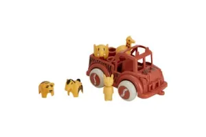 Viking Toys RE:LINE - Safari Truck - Inclusief 5 Dieren - Gemaakt Van 100% Gerecycled Plastic - Geschikt Vanaf 1 Jaar