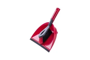 Vileda Stoffer en Blik 2in1 Set - Combinatie van klein stofblik en handborstel