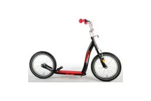 Volare Step - Jongens en Meisjes - 16 inch - Zwart/Rood