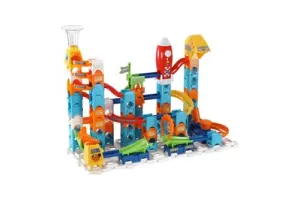 VTech Marble Rush Rocket Set Elektronisch M100E Knikkerbaan - 79 Onderdelen - Incl. 10 Knikkers met Licht- en Geluidseffecten - Cadeau - Speelgoed 3 tot 12 Jaar