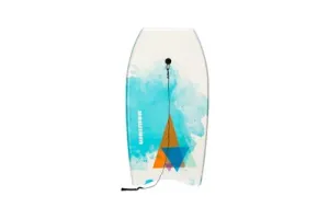 Waimea Bodyboard - Slick Board - 93 cm - Wit/Turquoise/Paars