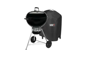 Weber Original Kettle E-5730 57 cm Zwart + Weber Premium Hoes 57 centimeter
