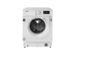 Whirlpool BI WDWG 861485 EU - Was-droogcombinatie - FreshCare - Voorbelading - Ingebouwd - Wit - Links - Wit - Knoppen - Draaiknop