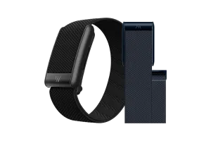 WHOOP 5.0 Peak Zwart Abonnement 1 Jaar + WHOOP 5.0 SuperKnit Luxe Band Donkerblauw