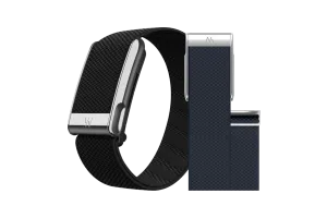 WHOOP MG Life Zwart Abonnement 1 Jaar + WHOOP MG SuperKnit Luxe Band Beige