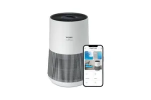 Winix T500 Wifi - Slimme Luchtreiniger met vervangbaar 3-in-1 Hepa filter + PlasmaWave Technologie - cadr 250m3 p/u en tot 50m2 - Getest en Gecertificeerd op Hooikoorts, Allergie en Fijnstof - Winix Smart App, Google Assistant, Amazon Alexa