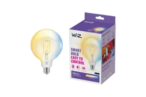 WiZ Globe XL Filament - Warm tot Koelwit Licht - E27 - Transparant