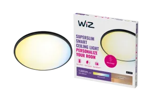 WiZ Plafondlamp SuperSlim - alle tinten wit licht - zwart
