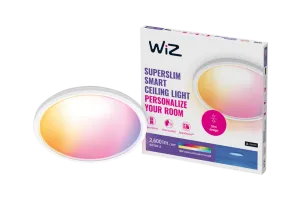 WiZ Plafondlamp SuperSlim - Wit - Gekleurd en Wit licht