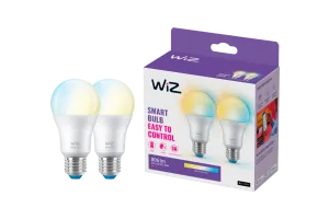 WiZ Smart Lamp 2-pack - Warm tot Koelwit Licht - E27 Mat