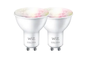 WiZ Smart Lamp - Wit en Gekleurd Licht - GU10 - 2-pack