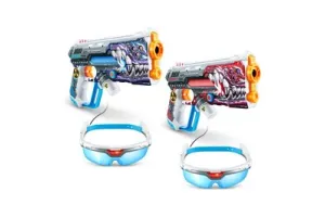 XSHOT Skins Laser 360° - 2 laserblasters en 2 infrarood-headsets van ZURU