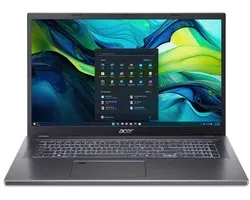 Acer Aspire 17 A17-51M-5881 Intel(R) Core(tm) i5 i5-1334U Laptop 43,9 cm (17.3") Full HD 16 GB LPDDR5-SDRAM 1 TB SSD Wi-Fi 6E (802.11ax) Windows 11 Home Grijs