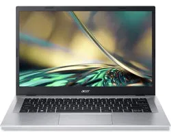 Acer Aspire 3 A314-23P-R432 AMD Ryzen™ 5 7520U Laptop 35,6 cm (14") Full HD 16 GB LPDDR5-SDRAM 512 GB SSD Wi-Fi 6 (802.11ax) Windows 11 Home Zilver