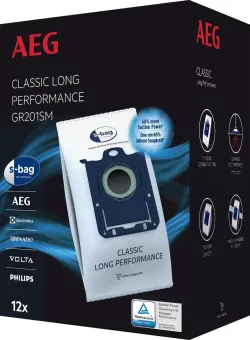 AEG S-bag GR201SM - Stofzuigerzakken - 12 stuks