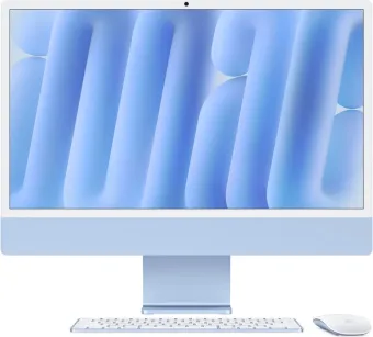 Apple iMac 24 inch M4 (10 core CPU/10 core GPU) 16GB/512GB Blauw QWERTY Apple iMac 24 inch M4 (10 core CPU/10 core GPU) 16GB/512GB Blauw QWERTY