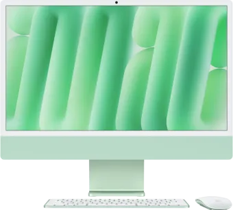 Apple iMac 24 inch M4 (10 core CPU/10 core GPU) 16GB/512GB Groen QWERTY
