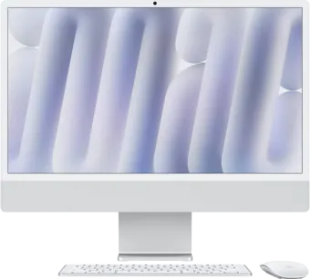 Apple iMac 24 inch M4 (8 core CPU/8 core GPU) 16GB/256GB Zilver QWERTY