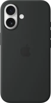 Apple iPhone 16 Back Cover met MagSafe Zwart