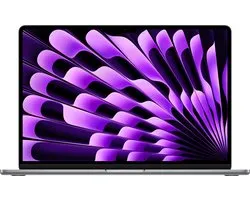 Apple MacBook Air M3 Laptop 38,9 cm (15.3") 16 GB 256 GB SSD Wi-Fi 6E (802.11ax) macOS Sonoma Grijs