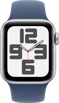 Apple Watch SE 2024 40mm Zilver Sportband S/M Apple Watch SE 2024 40mm Zilver Sportband S/M